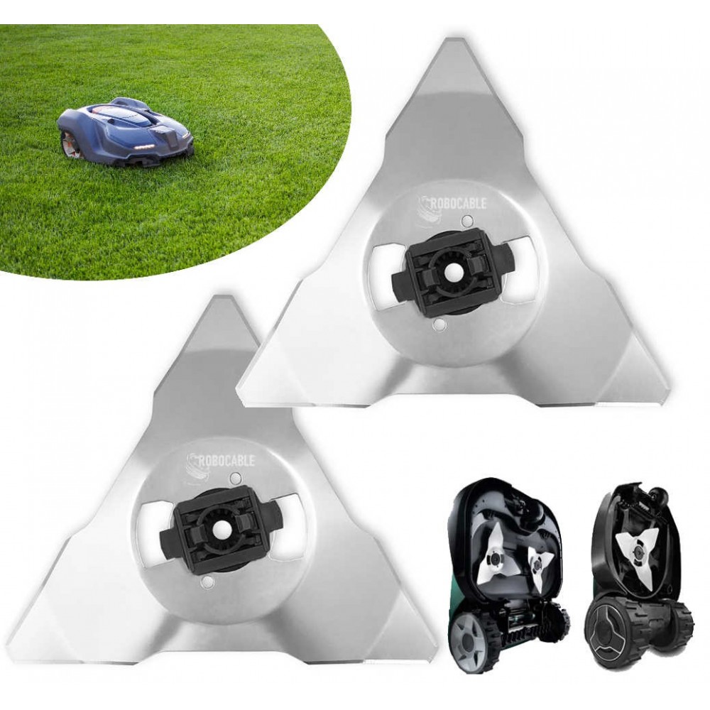 NOŻE, OSTRZA ZAMIENNE DO ROBOTÓW KOSZĄCYCH ROBOMOW | WOLF-GARTEN | CUB CADET  | 2 szt.